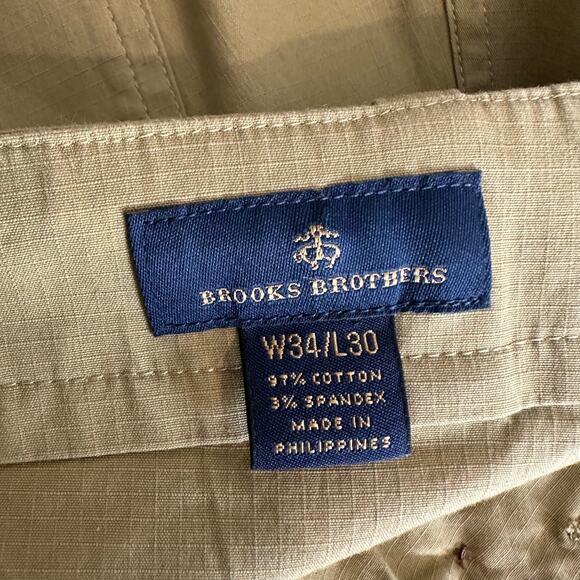 Brooks Brothers Cotton Ripstop Surplus Pants 34x30 - Picture 4 of 13